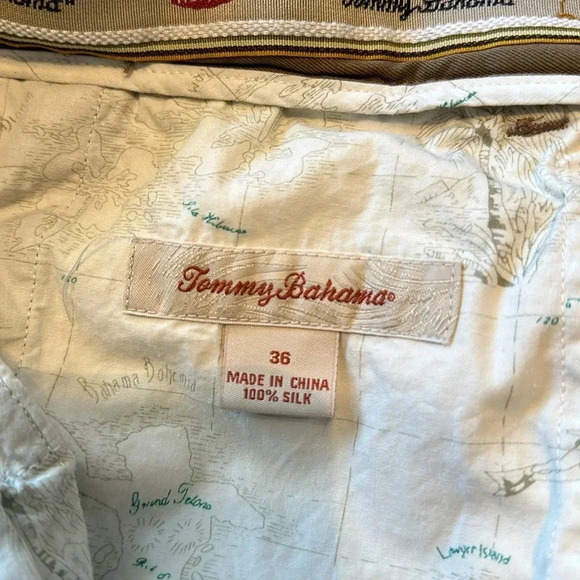 Tommy Bahama men’s silk shorts size 36 waist - Picture 4 of 4